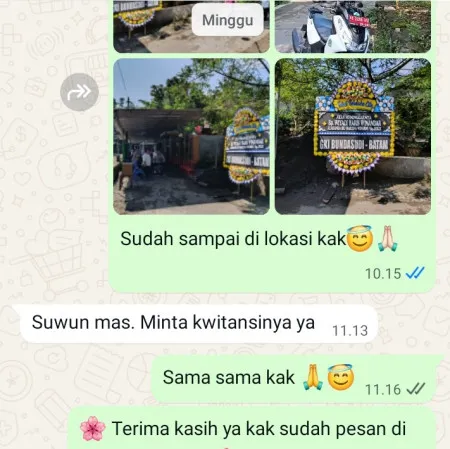 Pengiriman Papan Bunga Duka Duren Tiga
