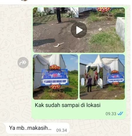 Pengiriman Karangan Bunga Duren Tiga