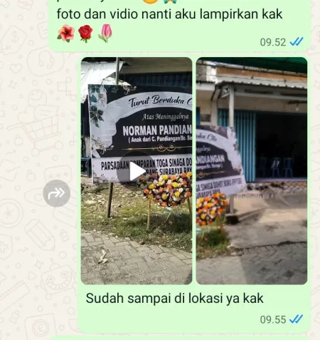 Pengiriman Karangan Bunga Duren Tiga