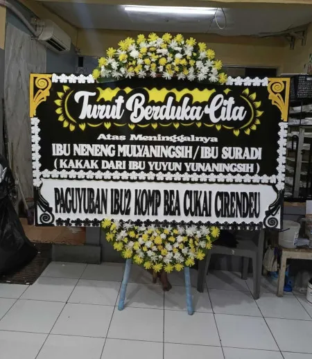 Papan Bunga Duka Duren Tiga